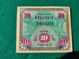 Francia 10 Francs 1944 - 1944 Flag/France