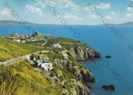 CARTOLINA  TALAMONE,GROSSETO,TOSCANA,PANORAMA,VACANZA,SPIAGGIA,ESTATE,SOLE,BARCHE A VELA,BELLA ITALIA,VIAGGIATA 1976 - Grosseto