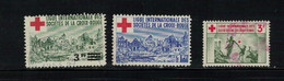 CROIX ROUGE  - 3 Vignettes - Red Cross