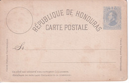 HONDURAS - AVANT 1900 - ENTIERS POSTAL - CARTE NEUVE - Honduras