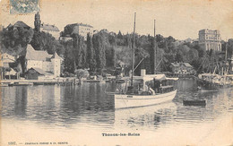 Thonon Les Bains        74       Yacht.    Vue Sur Le Lac     N° 1097    (voir Scan) - Thonon-les-Bains