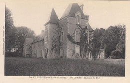 86 - LA VILLEDIEU DU CLAIN - VIENNE - ASLONNES - CHATEAU DU FORT - VOIR SCANS - La Villedieu Du Clain