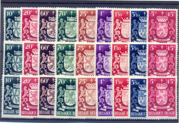 716/724 Postgaaf ** MNH (3x) Prachtig - Unused Stamps