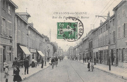 51-CHÂLONS-SUR-MARNE- RUE DU FAUBOURG DE MARNE - Châlons-sur-Marne