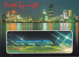 Australia  - Postcard Unused  - Perth - The Night Lights Picturesque, The Burswood Casino - Perth