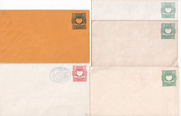 PEROU - ENTIERS POSTAUX - 5 ENVELOPPES DIFFERENTES NEUVES - Peru