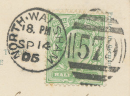 GB „579 / NORTH-WALSHAM“ Superb Duplex (3VOD) POSTMARK-ERROR: IMPOSSIBLE TIME - Storia Postale