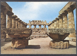 Italia,Selinunte, Interieur Du Temple De Juno, écrite - Trapani