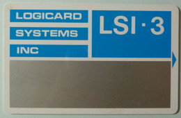 USA - Early Smart Card Demo - 1987 - LSI-3 - With Chip - RRR - [2] Tarjetas Con Chip