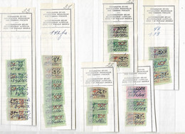 Timbres Fiscaux Sur Fragment, Lot 4. - Documenten