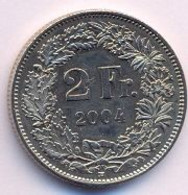 Switzerland Swiss 2 Franc 2004 VF+ - Suisse