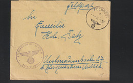 German Feldpost WW2: From Charkow - Artillerie-Regiment 162 (3. Batterie/I) FP 19615D Posted 27.4.1942 - Cover (G126-8) - Militaria