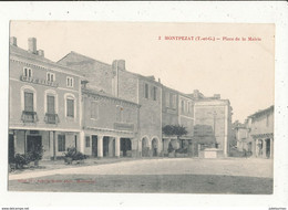 82 MONTPEZAT PLACE DE LA MAIRIE CPA BON ETAT - Montpezat De Quercy