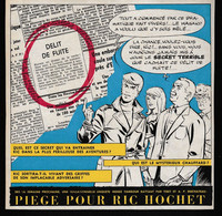 Une Publicité Avec Les Personnages De Ric HOCHET De 1965 ( Voir Photo ). - Ric Hochet