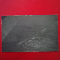 CARTE PHOTO AVION NIEUPORT EN PIQUE VUE AERIENNE CAMP - Otros & Sin Clasificación