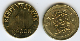 Estonie Estonia 1 Kroon 2001 KM 35 - Estonia