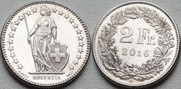 Switzerland Swiss 2 Franc 2016 XF+ - Suisse