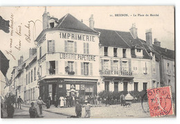 CPA 89 Brienon La Place Du Marché - Brienon Sur Armancon