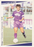 318 CARLOS DUNGA - FIORENTINA - MERLIN SHOOTING STARS 1991-92 ITALIA - Trading Cards