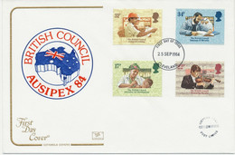 GB 1984 50th Anniversary Of The British Council Superb Cotswold FDC CLEVELAND - 1981-1990 Decimal Issues