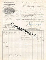 13 3539 MARSEILLE 1882 Bougies Savons FREDERIC FOURNIER Savonnerie Stearinerie - 1800 – 1899