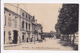 CP 81 ST PAUL Rue Jeanne D'Arc Et Avenue De Lavaur - Saint Paul Cap De Joux