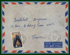 Nouvelle Calédonie N° 277 Seul / Lettre Nouméa 1955 > France Case - Storia Postale