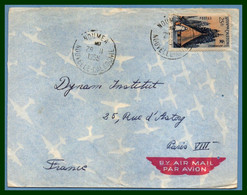 Nouvelle Calédonie N° 277 Seul / Lettre Nouméa 1955 > France Case - Briefe U. Dokumente
