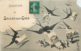 SOUVENIR DE SELLES SUR CHER CARTE MULTIVUES - Selles Sur Cher