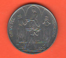 Vaticano FAO 100 Lire 1968 Vatikan State Papa PaoIo VI° Steel  Coin Tipological Coin - Vatican