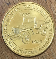 75007 PARIS MUSÉE DE L'ARMÉE JEEP WW MDP 2015 MÉDAILLE SOUVENIR MONNAIE DE PARIS JETON TOURISTIQUE MEDALS COINS TOKENS - 2015