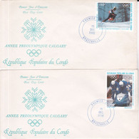 Congo 1986, FDC Unused, Olympic Games - FDC