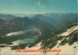 64. CPM. Hautes Pyrénées. Vieille Aure. Lacs D'Aubert Et D'Aumar - Vielle Aure
