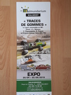 Affiche Exposition Traces De Gommes Malmundarium Malmedy 2019 (Sport Automobile En BD - Afiches & Offsets