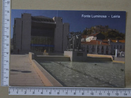 PORTUGAL - FONTE LUMINOSA -  LEIRIA -   2 SCANS   - (Nº41093) - Leiria