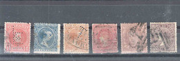 Spain Classics Lot, Some Perfines - Usados