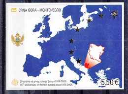 Montenegro 2006 Europa CEPT - 50th Anniversary Mi#Block 3 Mint Never Hinged - 2005