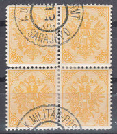 Austria Occupation Of Bosnia 1900 Mi#12 A Used Piece Of 4 - Oblitérés