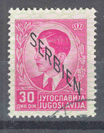 Germany Occupation Of Serbia - Serbien 1941 Mi#15 Used - Occupation 1938-45
