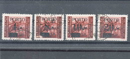 Istria Litorale Yugoslavia Occupation, Porto 1945 Sassone#2-5 Overprint I, Used - Yugoslavian Occ.: Istria