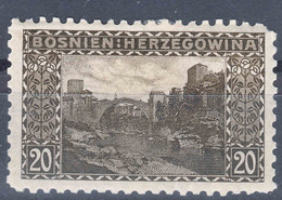 Austria Occupation Of Bosnia 1906 Pictorials Mi#35 Perforation 9 1/4, Mint Hinged - Unused Stamps