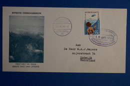 M5 NOUVELLE GUINEE NEERLANDAISE BELLE LETTRE 1959 POUR KATWIJK HOLLANDE+AFFRANCHISSEMENT INTERESSANT - Nederlands Nieuw-Guinea