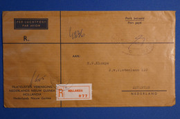 M5 NOUVELLE GUINEE NEERLANDAISE BELLE LETTRE RECOM.1962 POUR DEVENTER HOLLANDE+AFFRANCHISSEMENT INTERESSANT - Nuova Guinea Olandese