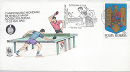 Oblitération Oblitération Tennis De Table 1993 Championnat Mondian De Tennis De Table - Postmark Collection