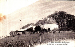 BOSSEY - Le Château De Crevin Et Le Mont Salève - Altri Comuni
