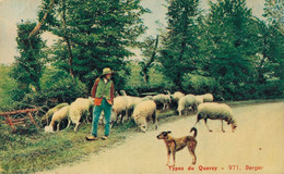 H1303 - Types Du QUERCY - BERGER - MOUTONS - Paysans