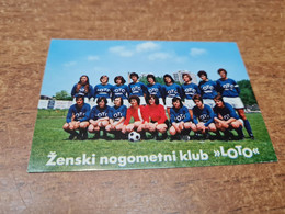 Old Pocket Calendars - Croatia, Women Soccer - Small : 1971-80