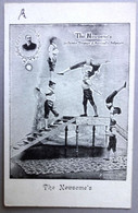 CPA The NEWSOME'S - La Perche Trapeze Et Acrobatic Potpourri - Dos Non Divisé Précurseur - Réf. P 46 - Gymnastik