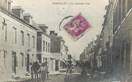 / CARTE PHOTO FRANCE 76  "Yerville, La Grande Rue " - Yerville