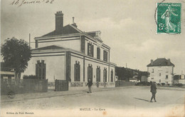 / CPA FRANCE 78 "Maule, La Gare" - Maule